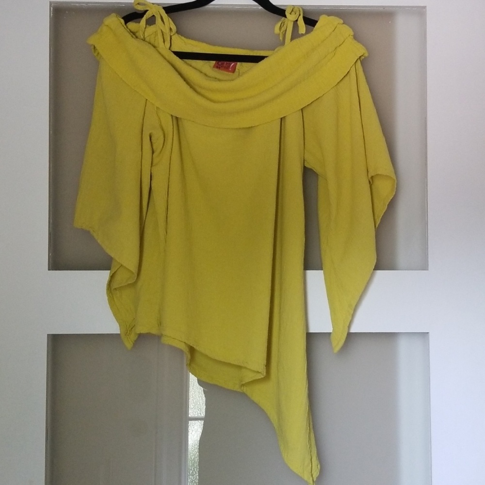 Oh My Gauze !  Off Shoulder Top Size 2